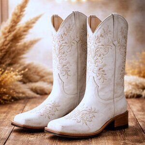 Old Gringo x Cavender’s Embroidered Cowboy Boots Vintage Leather 8.5M NWT